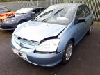 2002 HONDA CIVIC 1.6 I-VTEC S 5DR AUTO for sale at Copart SANDTOFT