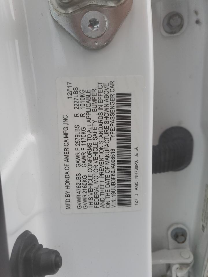 2018 Acura Tlx Tech+A VIN: 19UUB3F60JA006516 Lot: 90502525