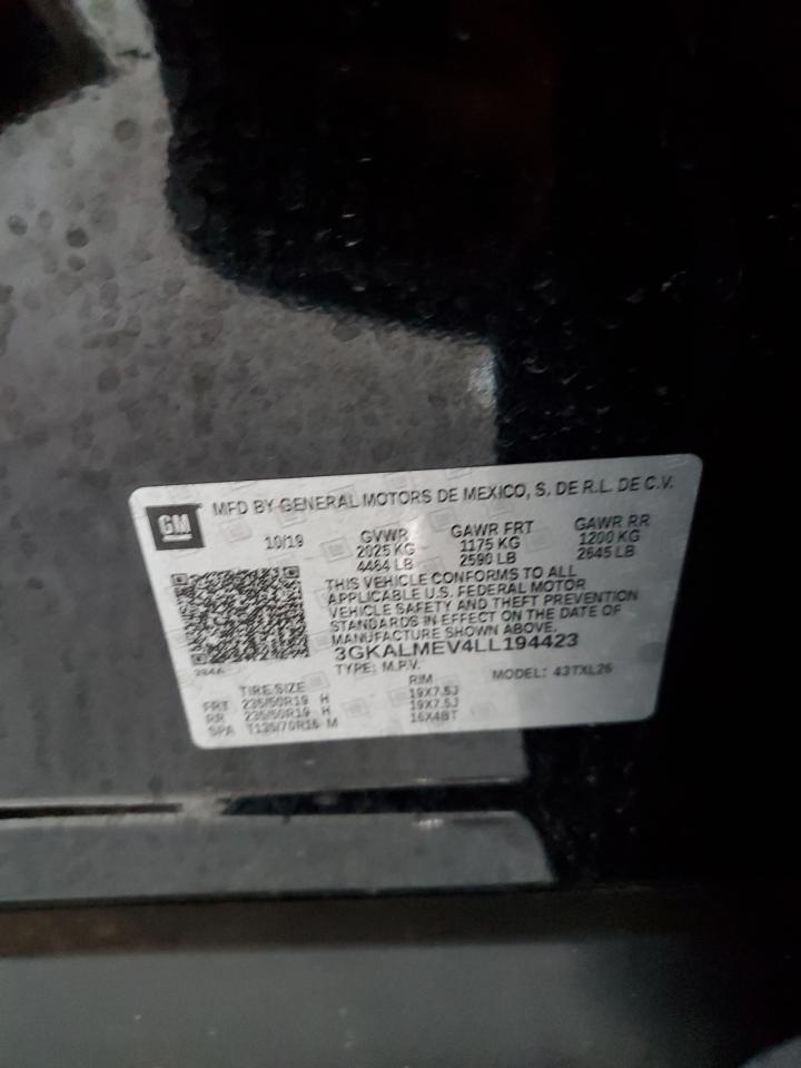 2020 GMC Terrain Sle VIN: 3GKALMEV4LL194423 Lot: 85345675