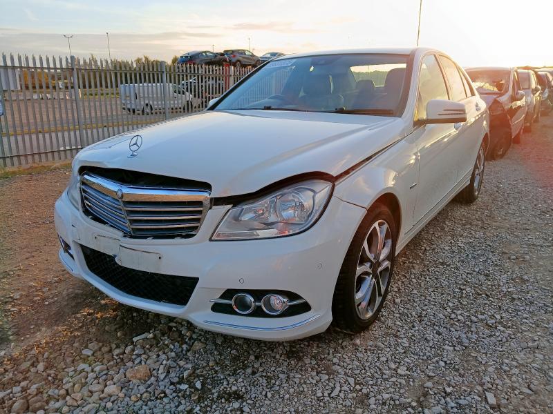 2011 MERCEDES-BENZ C CLASS C200 CDI BLUEEFFICIENCY ELEGANCE ED 125 4DR AUTO for sale at Copart CORBY