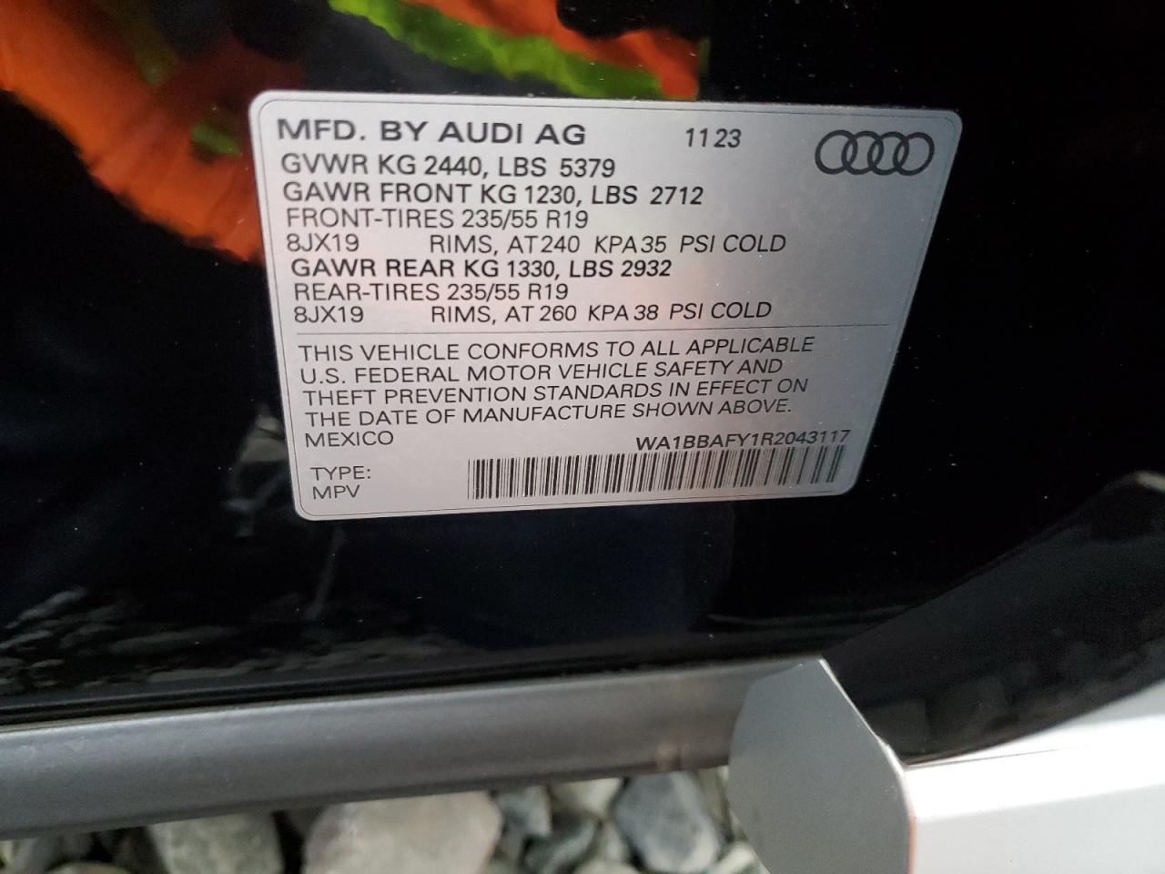 2024 Audi Q5 Premium Plus 40 VIN: WA1BBAFY1R2043117 Lot: 89528955