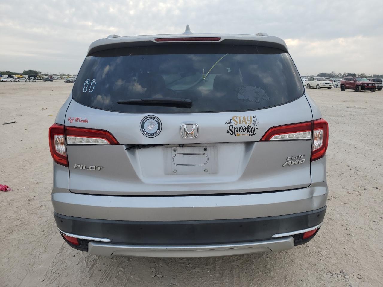 2019 Honda Pilot Elite VIN: 5FNYF6H07KB056580 Lot: 82556665