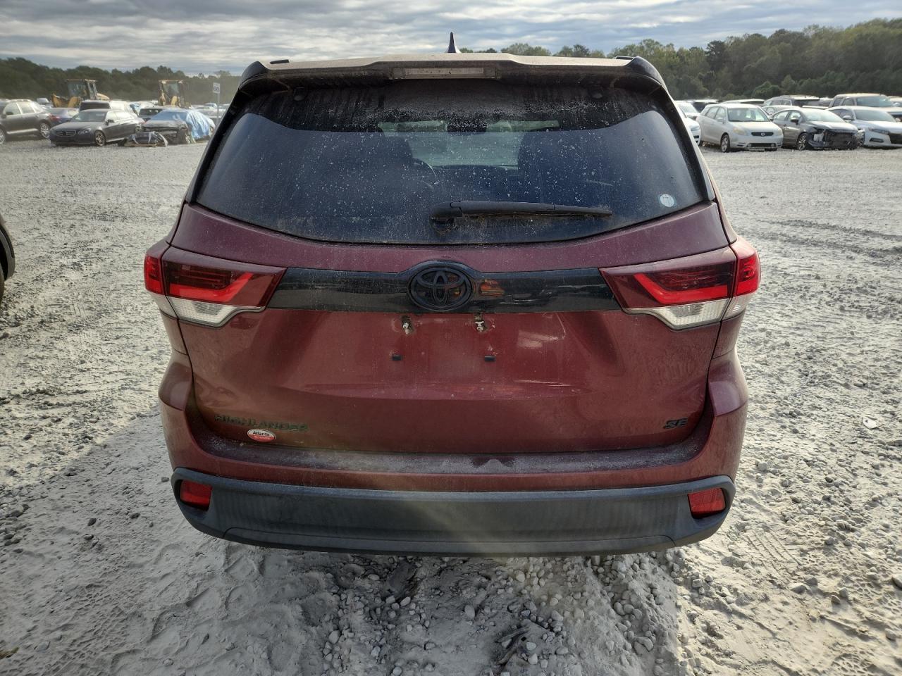 2019 Toyota Highlander Se VIN: 5TDKZRFHXKS319468 Lot: 84559625