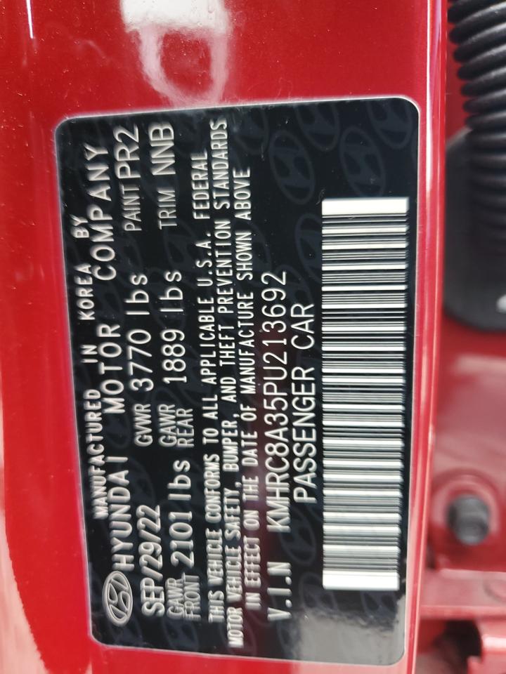 2023 Hyundai Venue Sel VIN: KMHRC8A35PU213692 Lot: 85384405