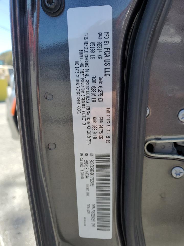 2019 Chrysler 300 S VIN: 2C3CCABG8KH712490 Lot: 82644755