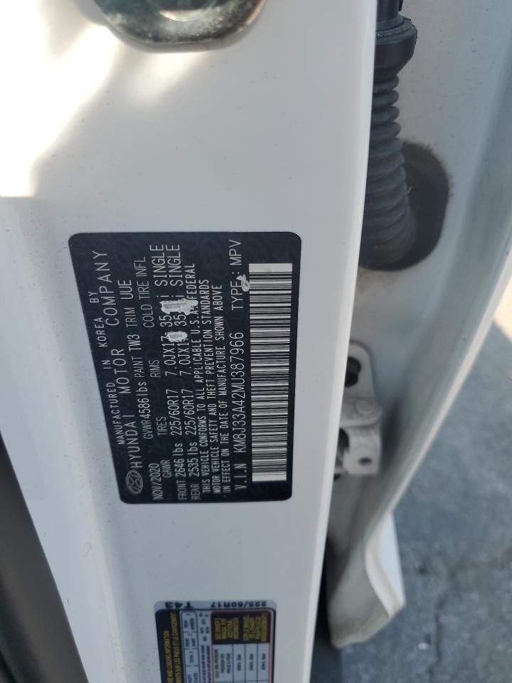 2021 Hyundai Tucson Limited VIN: KM8J33A42MU387966 Lot: 85323345