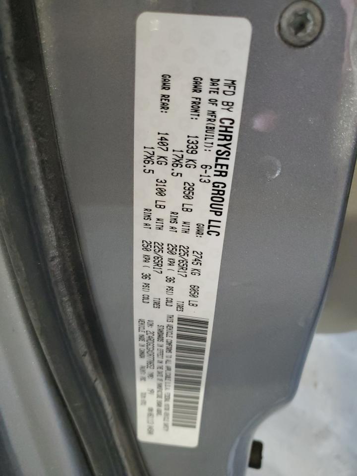 2013 Dodge Grand Caravan Sxt VIN: 2C4RDGCGXDR770652 Lot: 85153845