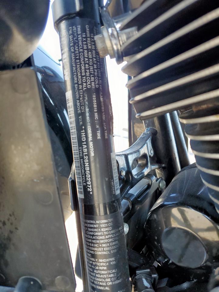 2022 Harley-Davidson Flhxst VIN: 1HD1ABL26NB602972 Lot: 81997035