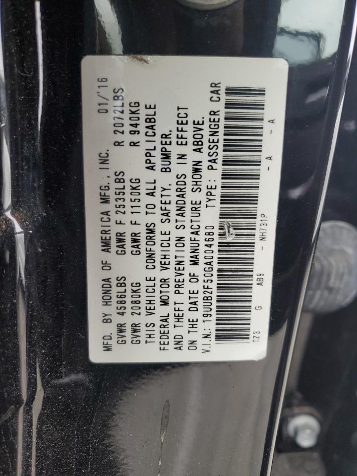 2016 Acura Tlx Tech VIN: 19UUB2F50GA004680 Lot: 85583255