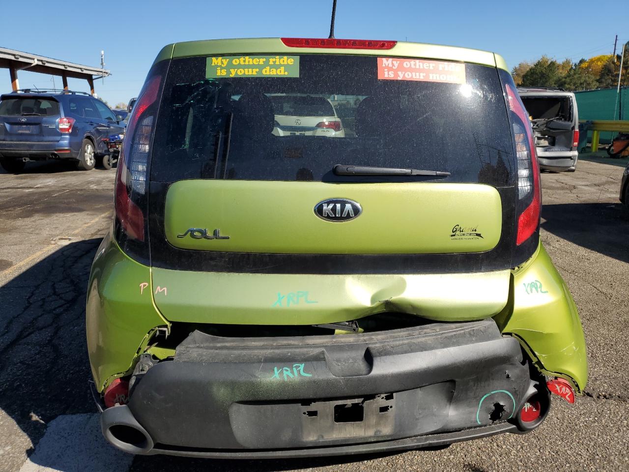 2015 Kia Soul VIN: KNDJN2A26F7795783 Lot: 87383565