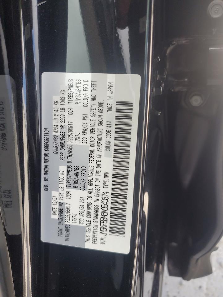 2022 Mazda Cx-5 Select VIN: JM3KFBBM6N0540874 Lot: 84885535