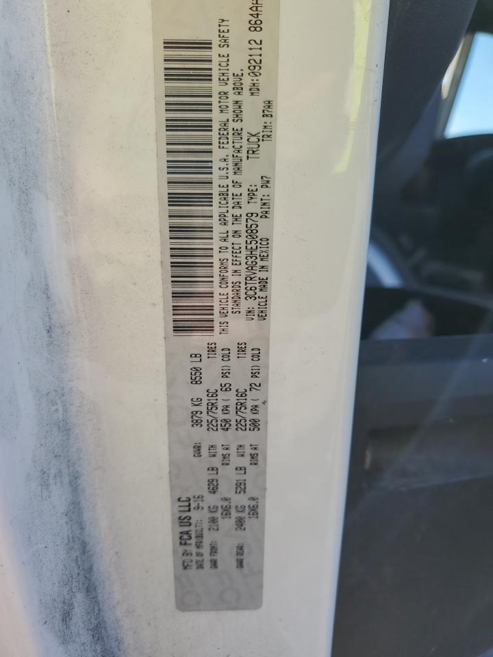2017 Ram Promaster 1500 1500 Standard VIN: 3C6TRVAG3HE508579 Lot: 86131375