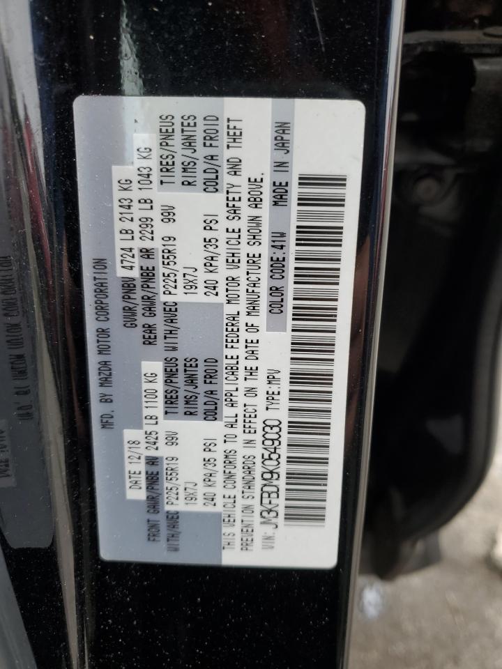 2019 Mazda Cx-5 Grand Touring VIN: JM3KFBDM9K0549030 Lot: 82774585