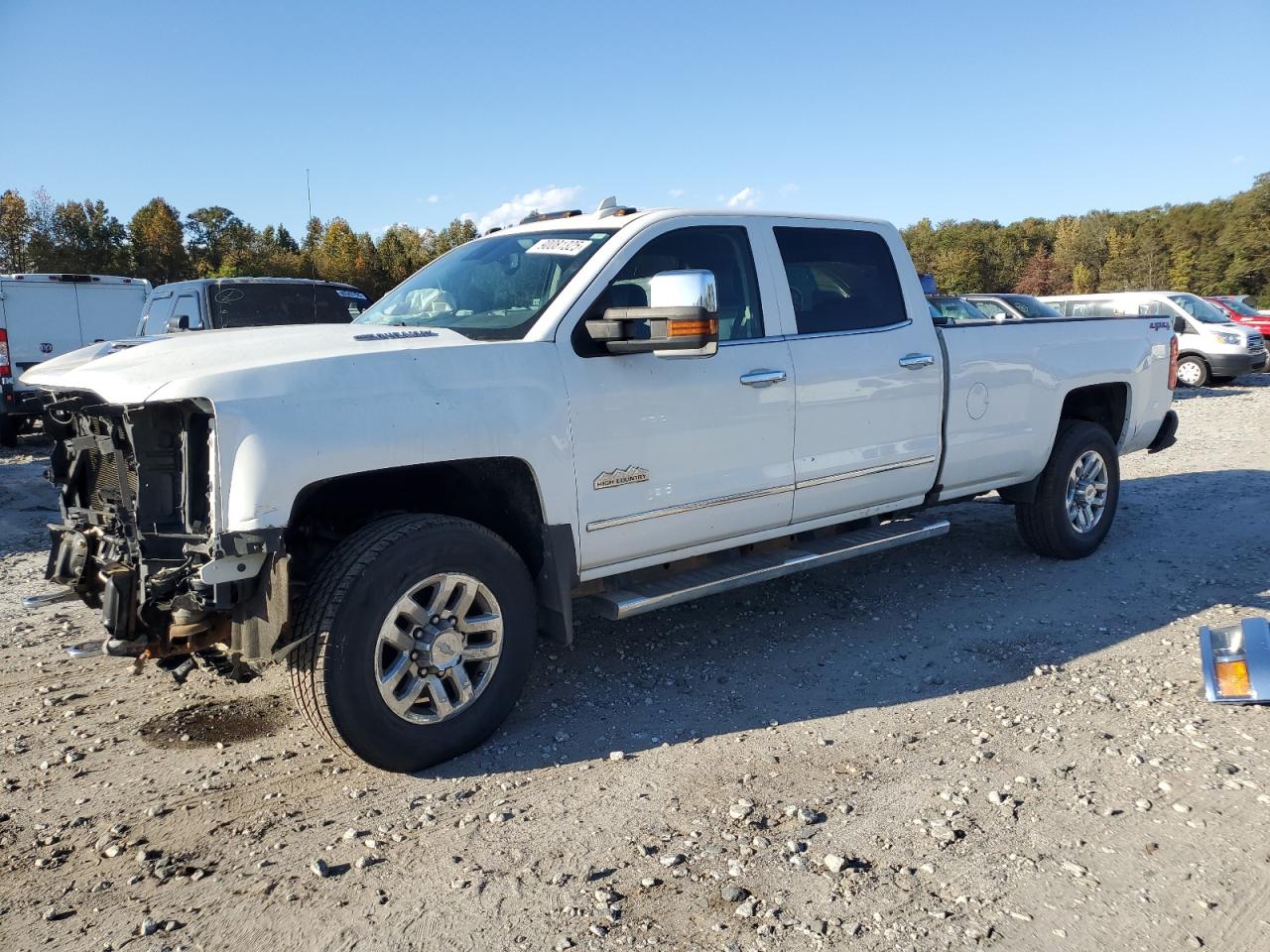 2019 Chevrolet Silverado K3500 High Country white null diesel 1GC4KYEY0KF195123 photo #1