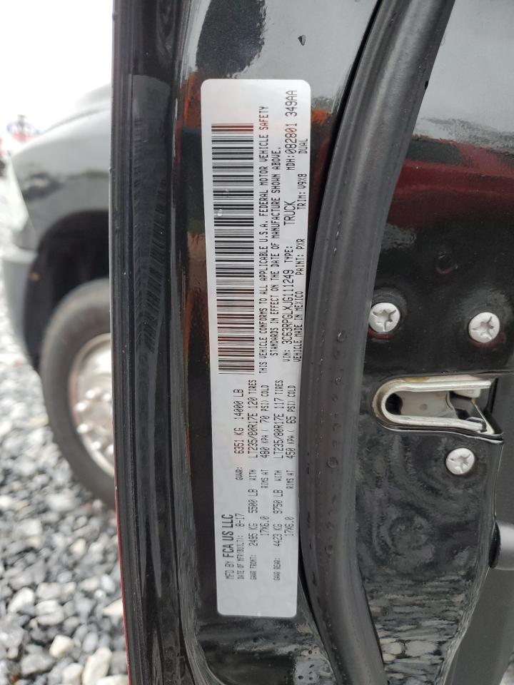 2018 Ram 3500 St VIN: 3C63RPGLXJG111249 Lot: 81895825