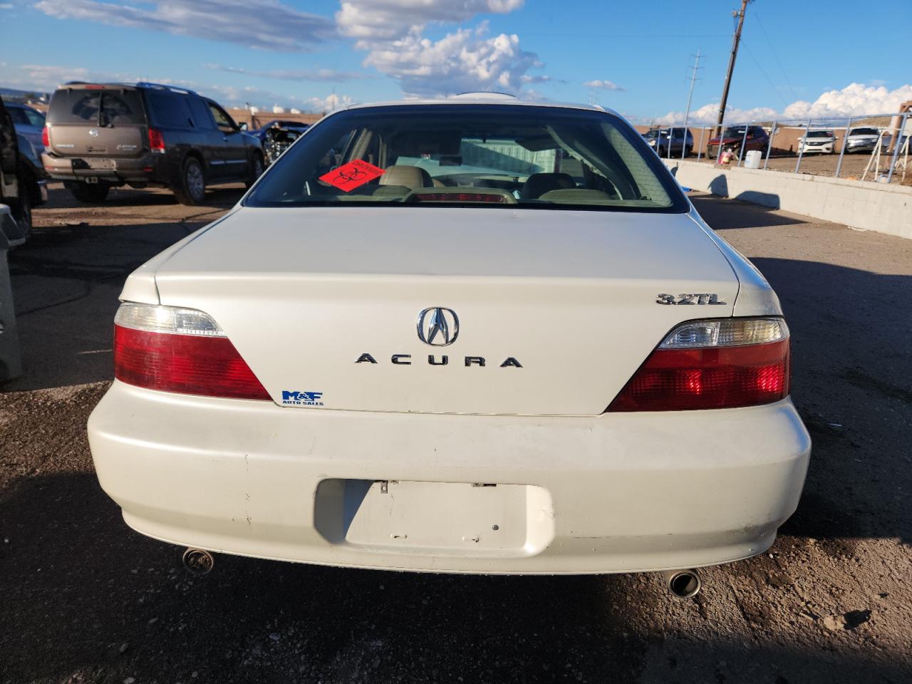 2003 Acura 3.2Tl VIN: 19UUA56613A093862 Lot: 85538245