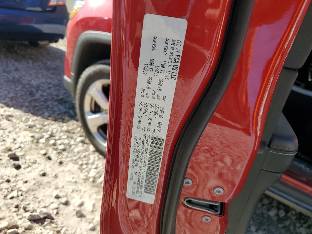 2019 Jeep Compass Latitude VIN: 3C4NJDBB6KT656122 Lot: 84554695