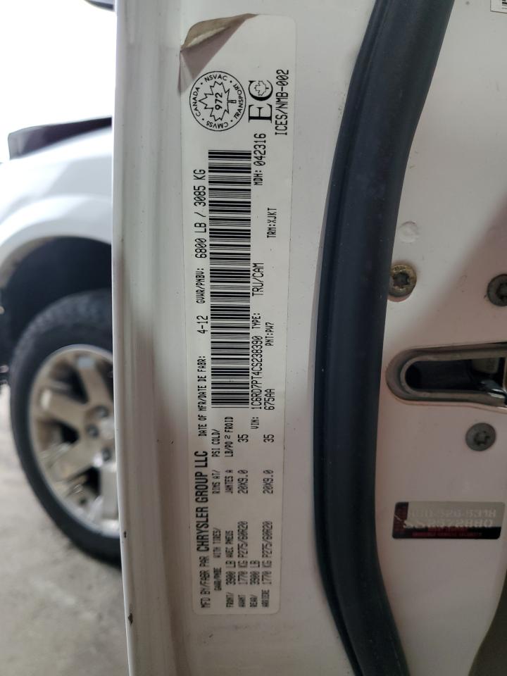2012 Dodge Ram 1500 Longhorn VIN: 1C6RD7PT4CS238390 Lot: 86617685
