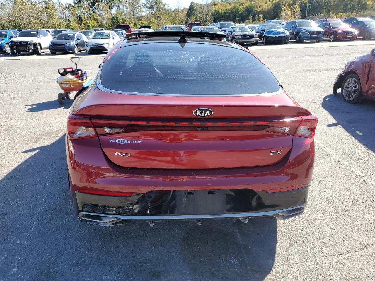 2021 Kia K5 Ex VIN: 5XXG34J22MG010255 Lot: 89519355