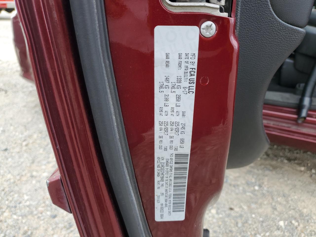 2017 Dodge Grand Caravan Gt VIN: 2C4RDGEG7HR798489 Lot: 82350325