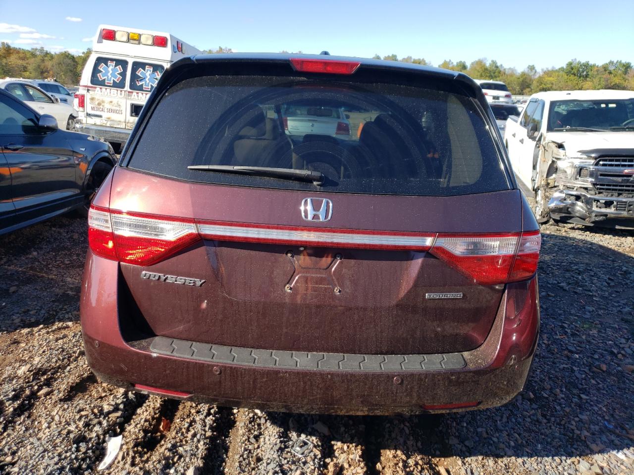 2012 Honda Odyssey Touring VIN: 5FNRL5H98CB028469 Lot: 85870435