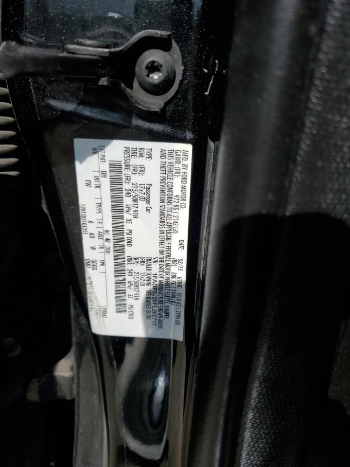 2015 Ford Focus Titanium VIN: 1FADP3J20FL260717 Lot: 81869835