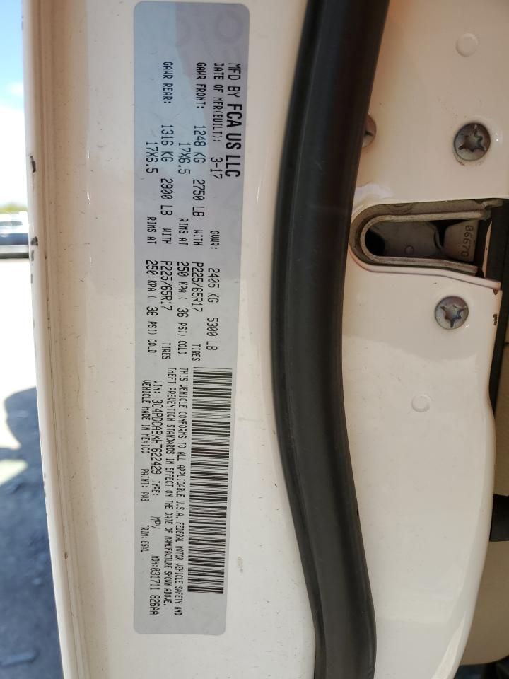 2017 Dodge Journey Se VIN: 3C4PDCABXHT622429 Lot: 90443475