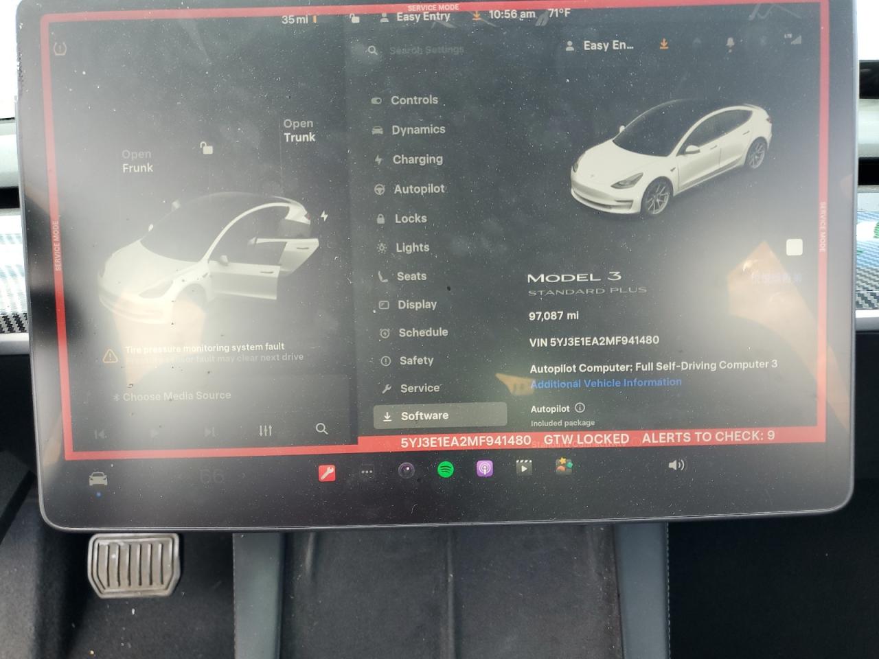 2021 Tesla Model 3 VIN: 5YJ3E1EA2MF941480 Lot: 85261575