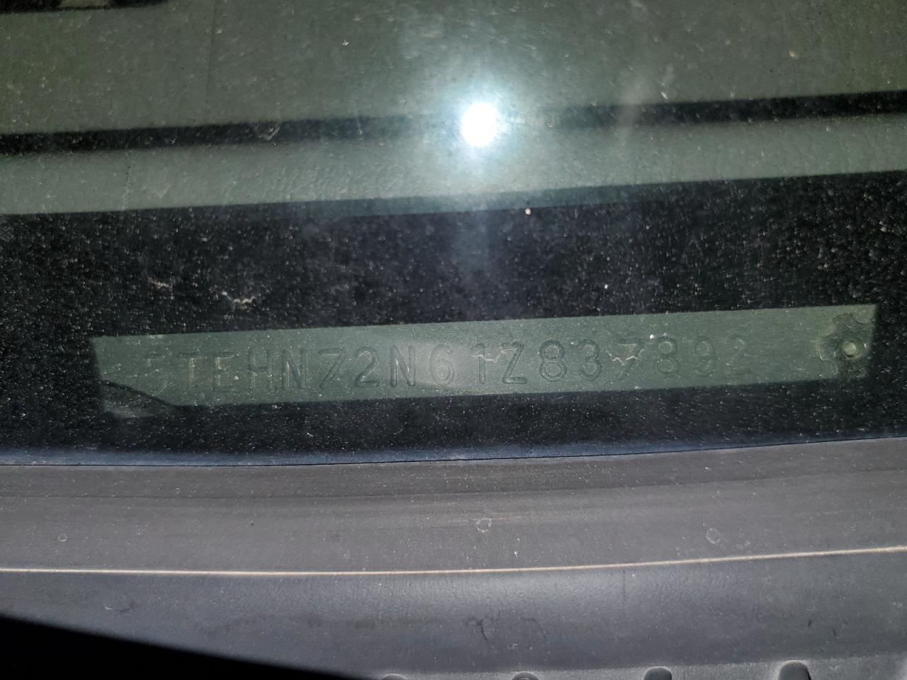 2001 Toyota Tacoma Double Cab VIN: 5TEHN72N61Z837892 Lot: 82324885