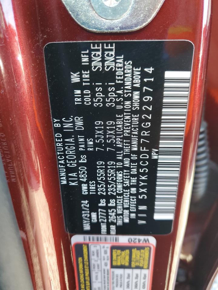 2024 Kia Sportage Sx Prestige VIN: 5XYK5CDF7RG229714 Lot: 85120915