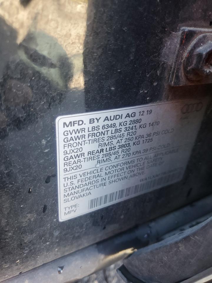 2020 Audi Q7 Premium Plus VIN: WA1LXAF79LD003215 Lot: 85478665