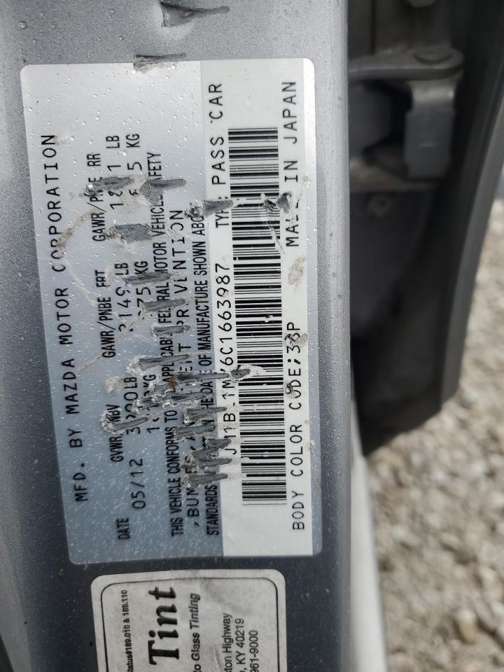 2012 Mazda 3 I VIN: JM1BL1M76C1663987 Lot: 87420525