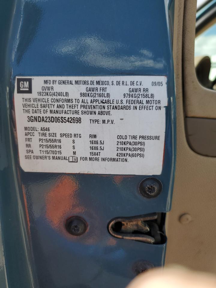 2007 Chevrolet Hhr Ls VIN: 3GNDA13D97S620276 Lot: 89870795