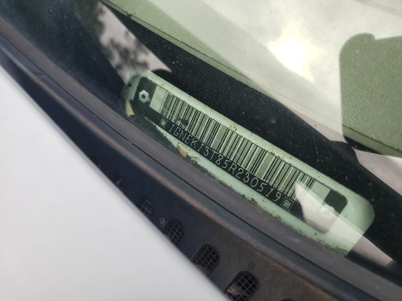 2005 Chevrolet Tahoe K1500 VIN: 1GNEK13T85R230519 Lot: 85675895