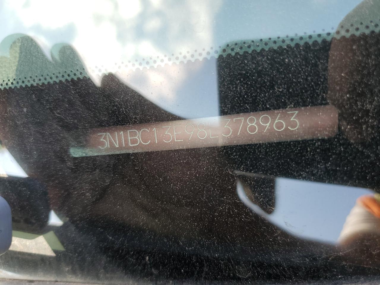 2008 Nissan Versa S VIN: 3N1BC13E98L378963 Lot: 85107605