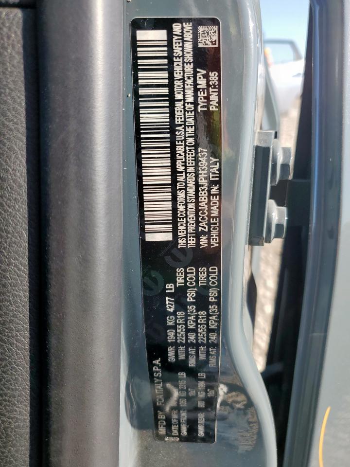 2018 Jeep Renegade Latitude VIN: ZACCJABB3JPH39437 Lot: 82317725