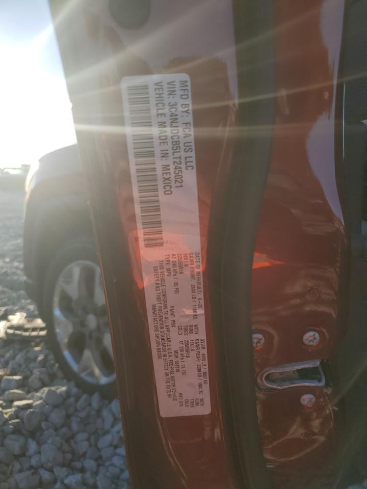 2020 Jeep Compass Limited VIN: 3C4NJDCB5LT245021 Lot: 82668495