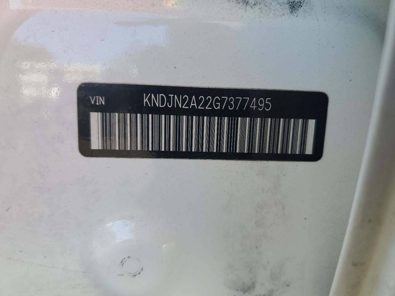 2016 Kia Soul VIN: KNDJN2A22G7377495 Lot: 85300825