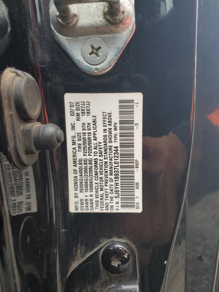 2007 Honda Element Sc VIN: 5J6YH18937L012344 Lot: 90590445