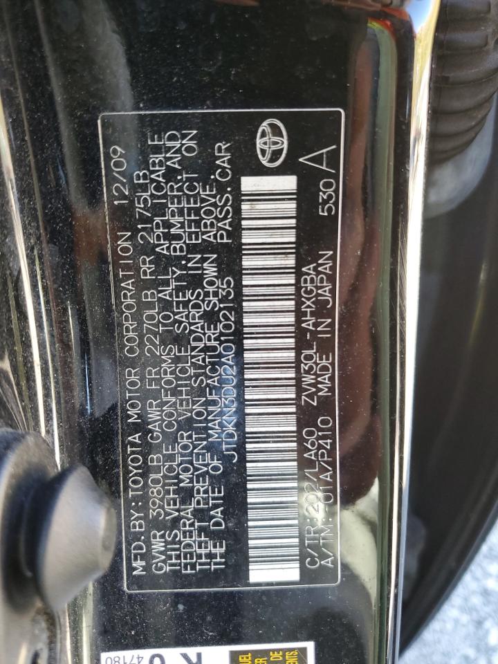 2010 Toyota Prius VIN: JTDKN3DU2A0102135 Lot: 82575045