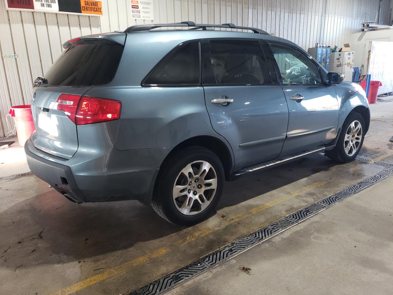 2008 Acura Mdx Technology turquoise null gas 2HNYD284X8H502784 photo #4