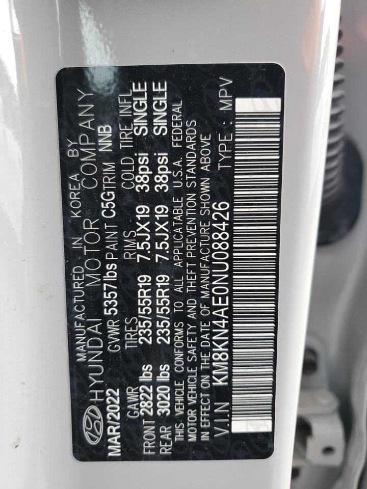 2022 Hyundai Ioniq 5 Sel VIN: KM8KN4AE0NU088426 Lot: 86154785