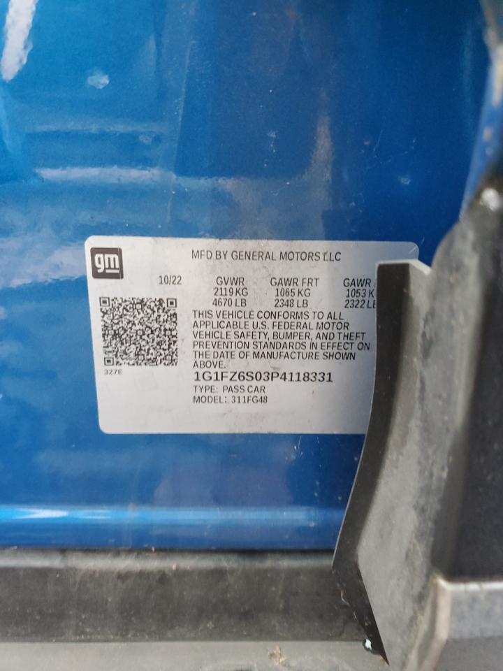 2023 Chevrolet Bolt Euv Premier VIN: 1G1FZ6S03P4118331 Lot: 90738835