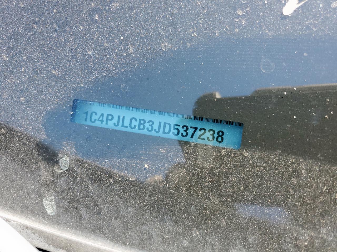 2018 Jeep Cherokee Latitude VIN: 1C4PJLCB3JD537238 Lot: 82436455