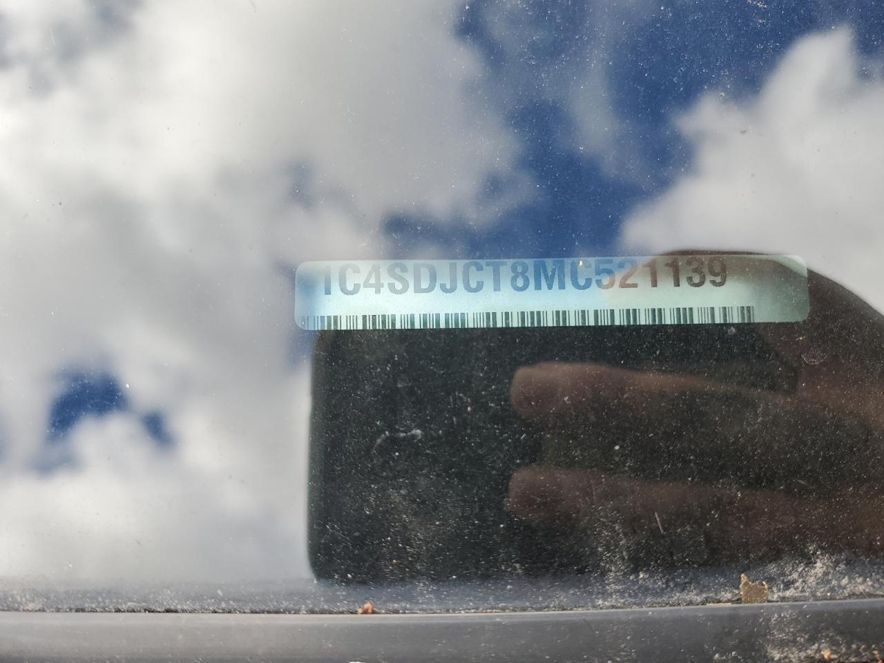 2021 Dodge Durango R/T VIN: 1C4SDJCT8MC521139 Lot: 82609215