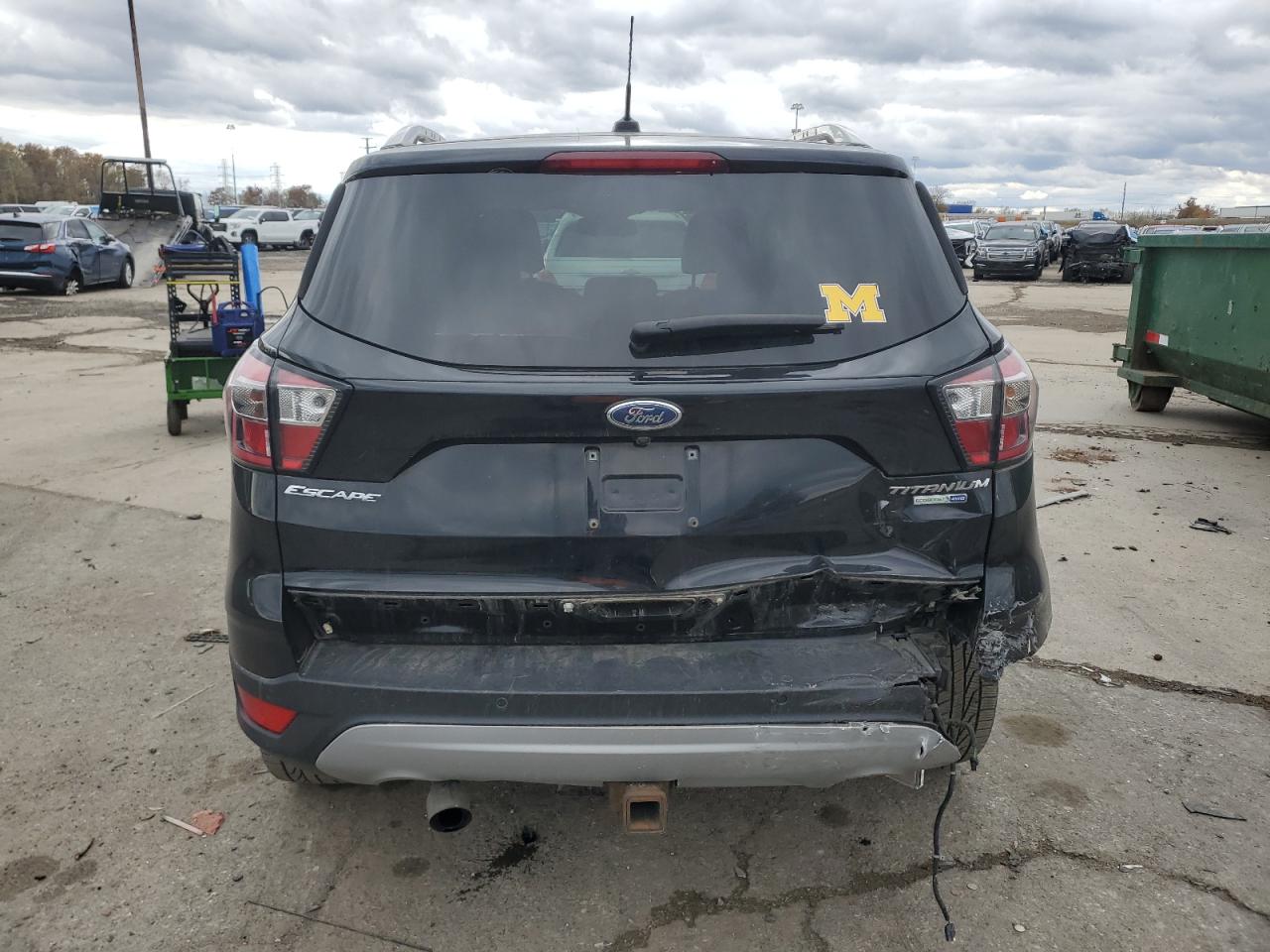 2017 Ford Escape Titanium VIN: 1FMCU9J93HUE06261 Lot: 90073155