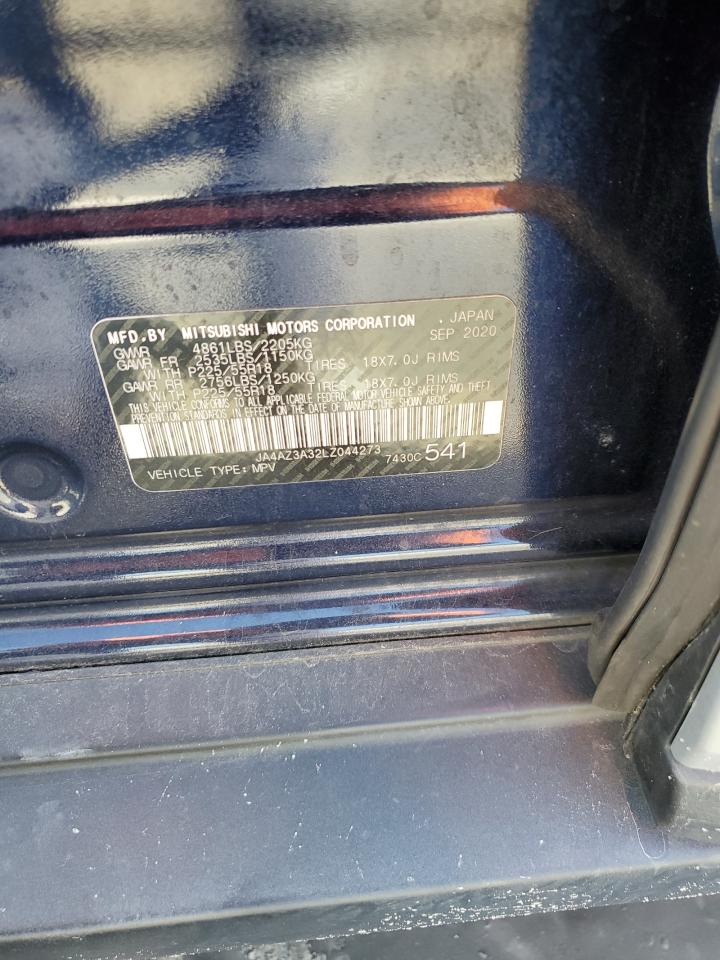 2020 Mitsubishi Outlander Se VIN: JA4AZ3A32LZ044273 Lot: 84566265