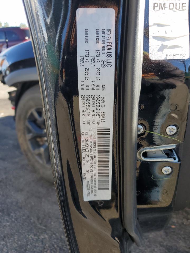 2020 Jeep Cherokee Trailhawk VIN: 1C4PJMBN9LD616031 Lot: 85371285