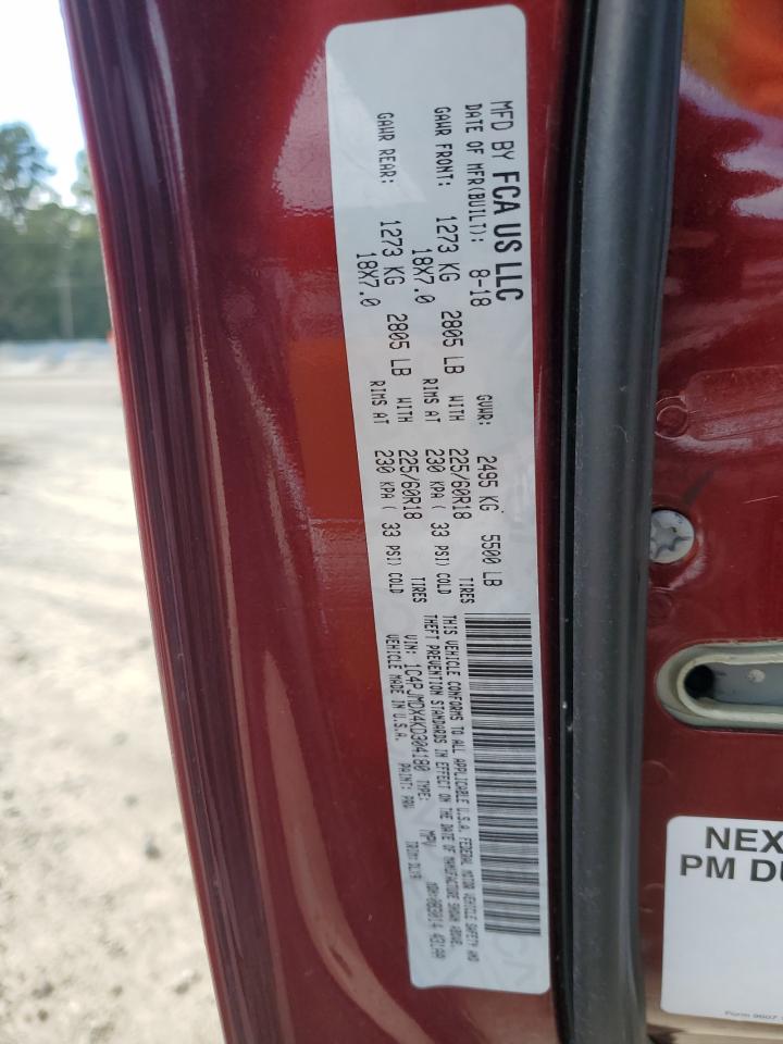 2019 Jeep Cherokee Limited VIN: 1C4PJMDX4KD304180 Lot: 85292975