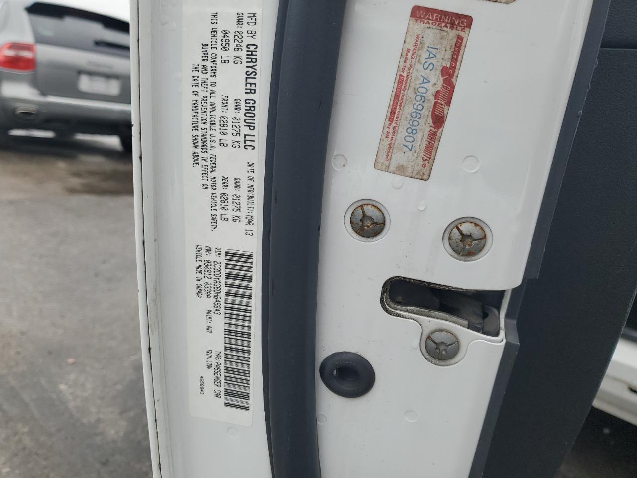 2013 Dodge Challenger Sxt VIN: 2C3CDYAG6DH649643 Lot: 90100435